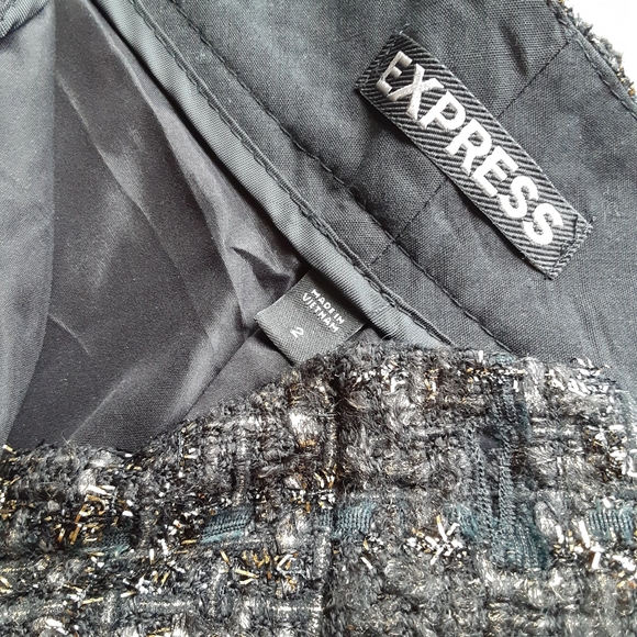 Sold!!!Express Metallic Tweed Shorts - Picture 5 of 8